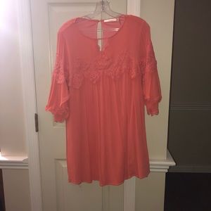 Peach Dress